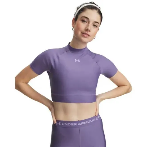 언더아머 HeatGear Crop Mock 반팔 티셔츠 6142830759