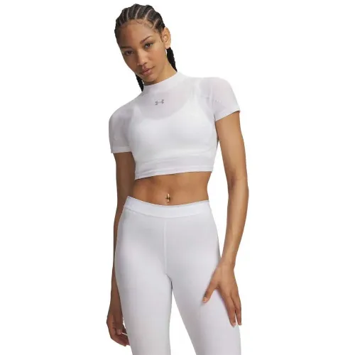 언더아머 HeatGear Elite Crop Mock 반팔 티셔츠 6142830773