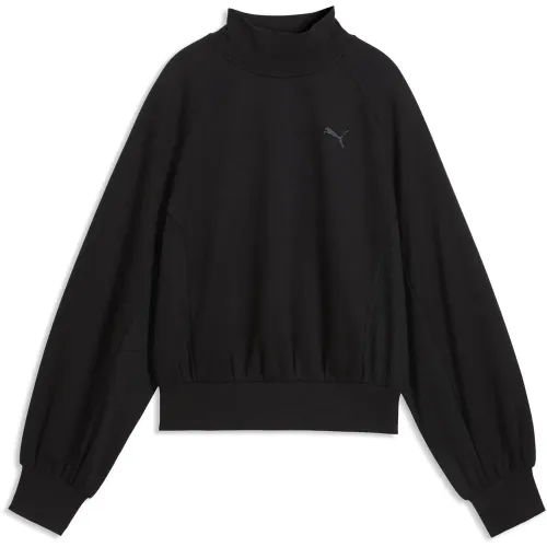 푸마 Her Relaxed Mock Neck 스웨트셔츠 6143157027