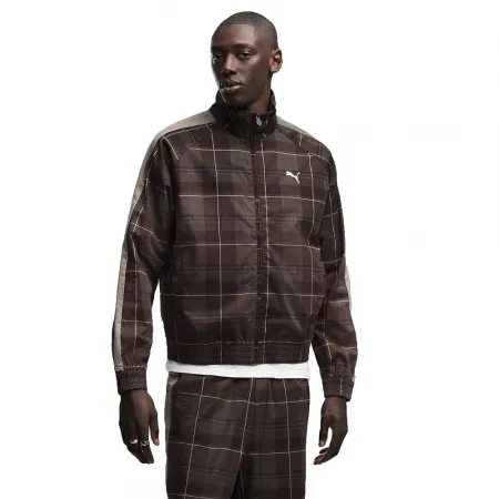 푸마 T7 Relaxed Tartan 트랙 자켓 6143158394