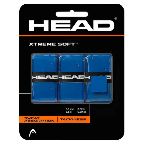 헤드 RACKET Xtreme Soft 테니스/패들/스쿼시 오버그립 3 팩 648614
