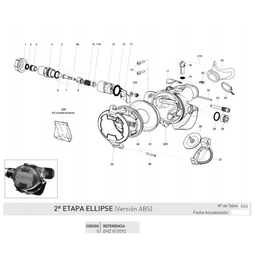 크레시 Ellipse Valve Seat O링 7138737384