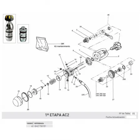 크레시 1st Stage Bracket Fixing Ac2 너트 7138737396