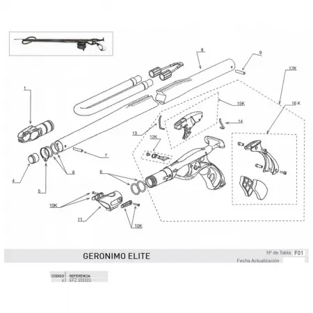 크레시 Geronimo Head/Handle O링 7138737408