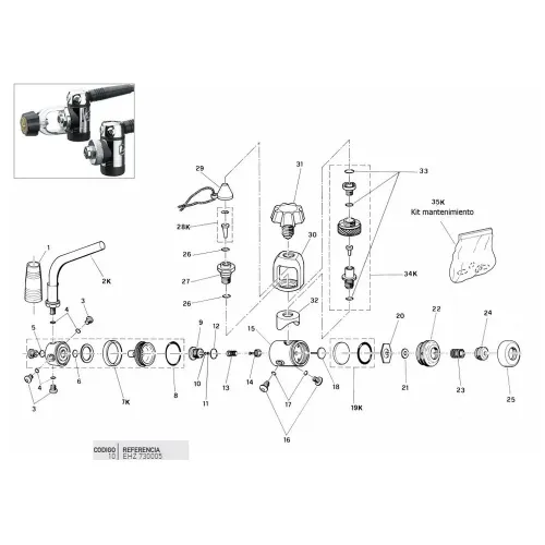 크레시 Ring-Guide Teflon DM 밸브 7138737470