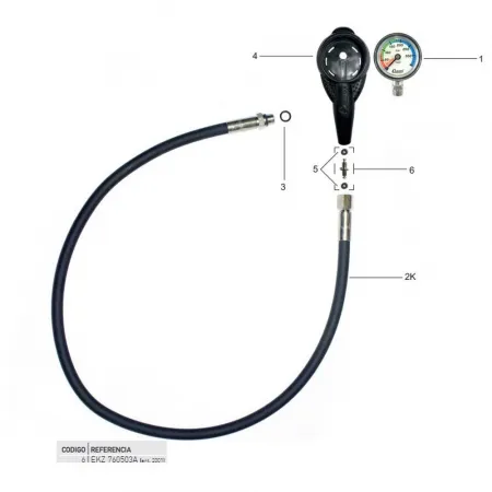 크레시 Metallic Minimanometer O링 7138751591