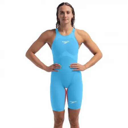 스피도 Fastskin LZR Pure Valor 2.0 Kneeskin 오픈 백 경기용 수영복 7141025877