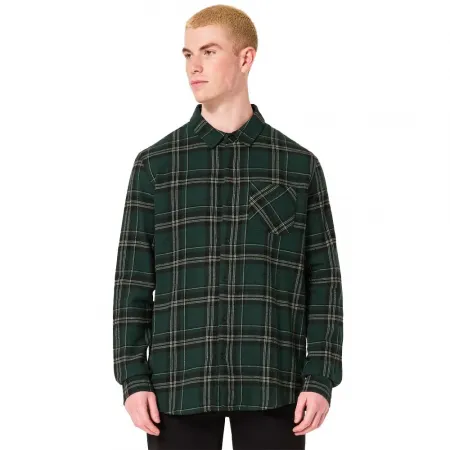 오클리 Podium Plaid 플란넬 긴팔 셔츠 8139742981