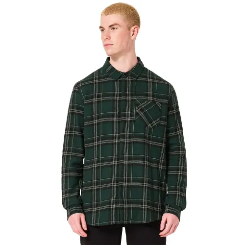 오클리 Podium Plaid 플란넬 긴팔 셔츠 8139742981