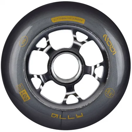 IQON Ally Black 100 88A 스케이트 바퀴 3 단위 9140139806