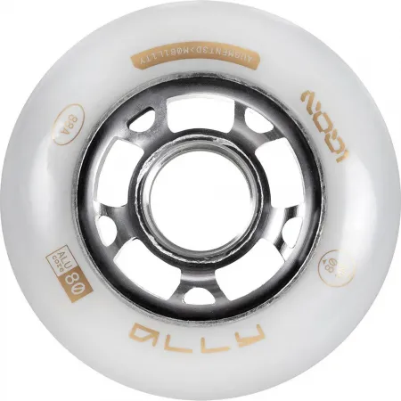 IQON Ally White 80 88A 스케이트 바퀴 4 단위 9140139816