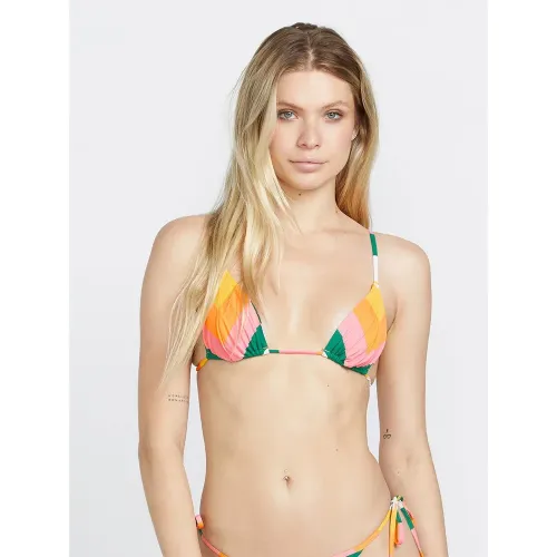 VOLCOM Along Those Lines Triangle 비키니 탑 9140633810