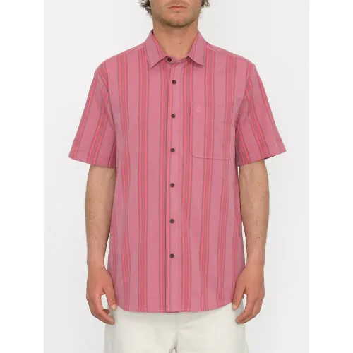 VOLCOM Newbar Stripe 반팔 셔츠 9140634000
