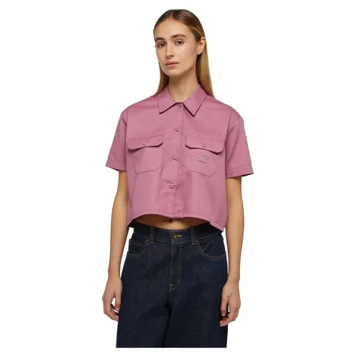 DICKIES Cropped Work 반팔 셔츠 9140808263