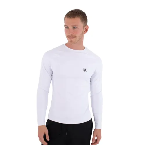 헐리 Slim Fit Icon Circle 긴팔 래쉬가드 9142893551