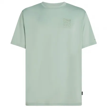 오닐 Hybrid Upf Polygiene Back Print UV 차단 반팔 티셔츠 9142900142