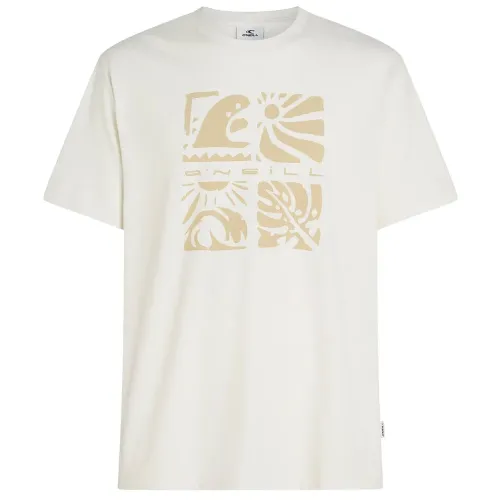 오닐 Melange Front Print 반팔 티셔츠 9142900242